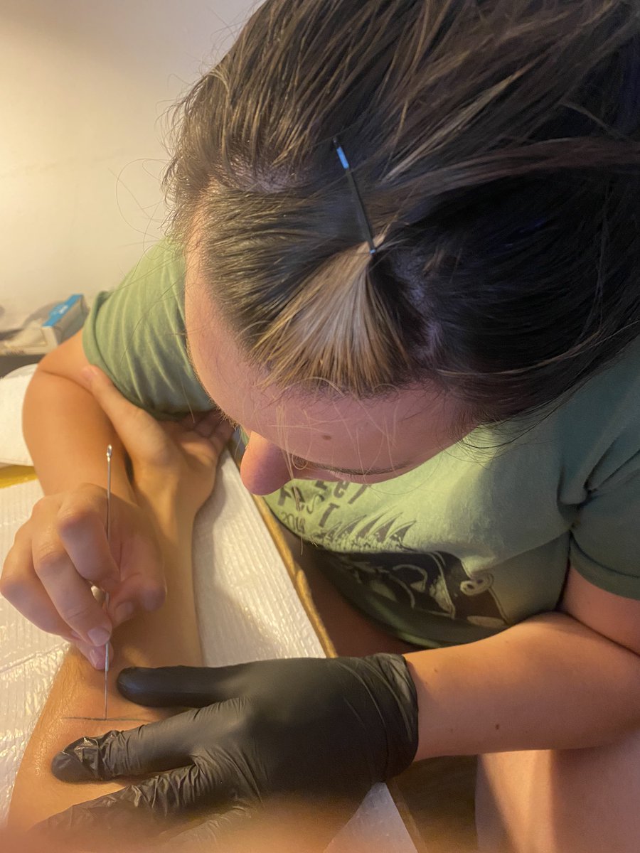🗡 Stick and poke tattoo currently in progress from @ashleeboothcel1 🗡
