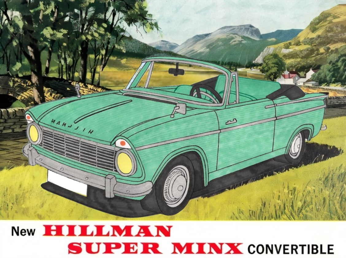 Hi all, still playing, how's this?😊#rootesgroup #hillmancars #hillmanminx #hillmansuperminx #hillmansuperminxconvertible