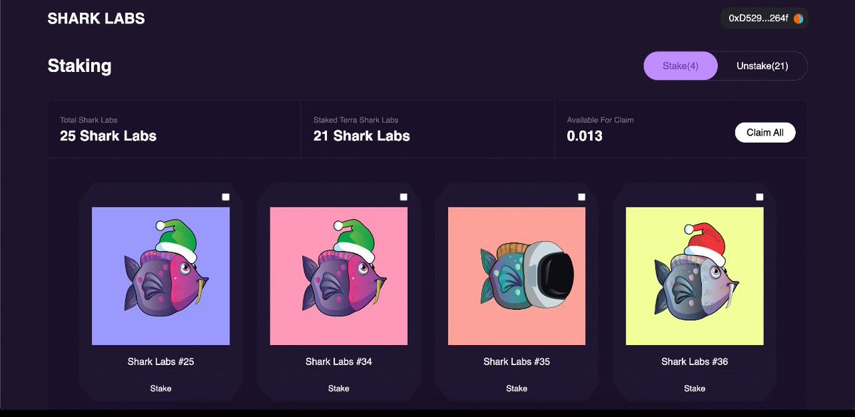 AndrewDevKelly's tweet photo. 🚨 FIRST SNEAK PEAKS 🚨

🚀 @Sharklabs2022 STAKING CONTRACT LEAKED !! 🚀

JOIN NOW : https://t.co/oufp3sU0mN ✅

#NFTs #NFTCommunity #NFTGiveaway #NFTCollection #NFTProject #NFTartist #Ethereum #ETH #Polygon https://t.co/8hsVszOWKp
