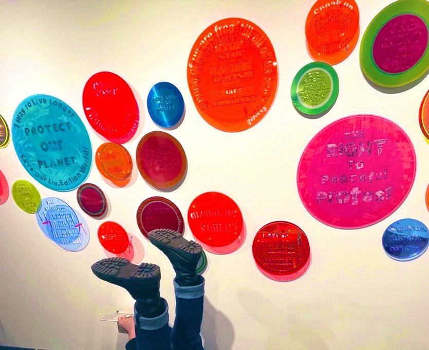 andreanhj's tweet image. Planning for the next exhibition in the current exhibition. Wild!#NJMProtest to #NJMFreedom