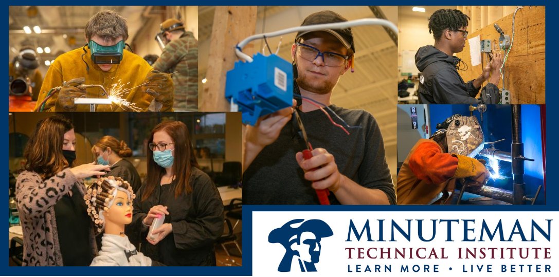 Hey Waltham! <a href="/minutemanti/">Minuteman TI</a> in Lexington MA is offering FREE 15-week adult programs this Sept. for Carpentry, CNC Machine Operating, Facilities Management, Robotic Technician and Welding! Classes are held weekday evenings.

See more &amp; how to apply: bit.ly/3Mm1IXK