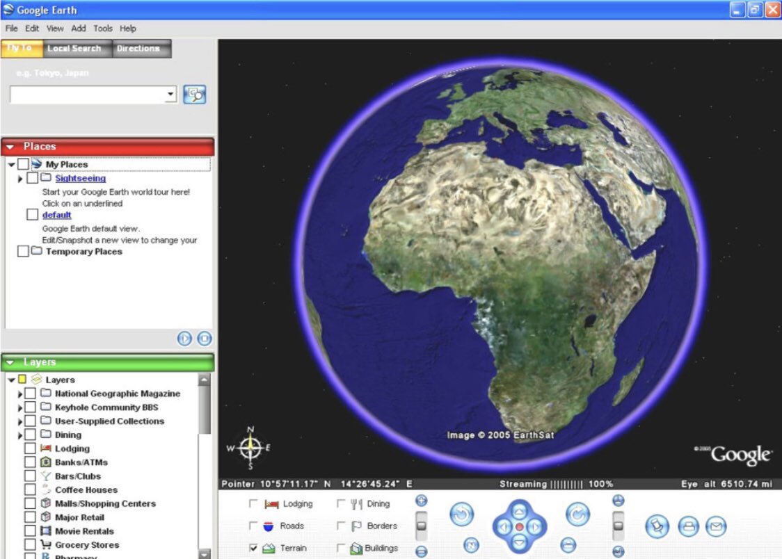 FaisalNotes's tweet photo. في مثل هذا اليوم من عام 2005 تم إطلاق برنامج Google Earth https://t.co/fBYEFKXcRN