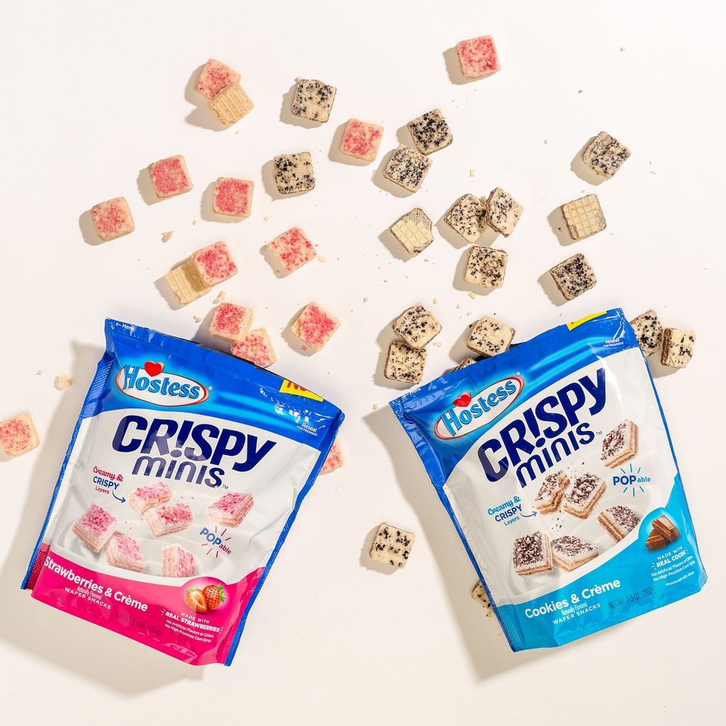 Mini in size, big on flavor, full of crispy, crunchy layers 💙
…
#HostessCrispyMinis #CrispyMinis #HostessSnacks #LiveYourMostess #CookiesAndCreme #StrawberriesAndCreme #Snack #Love