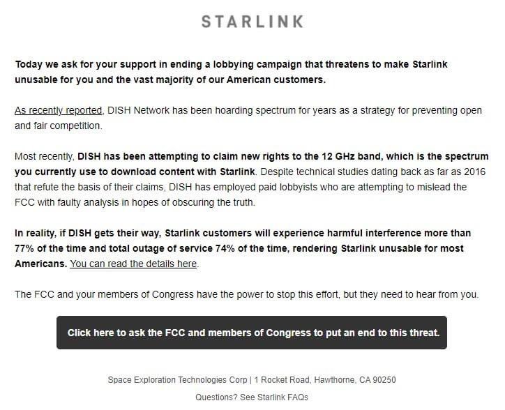 How is it that <a href="/elonmusk/">Elon Musk</a> STARLINK this bandwidth wasn’t already reserved?? You’re launching 40k satellites using unallocated bandwidth on the hope no one else isn’t going for a grab? I’m $1200 in so far (not using it yet) and now I have to be a lobbyist.