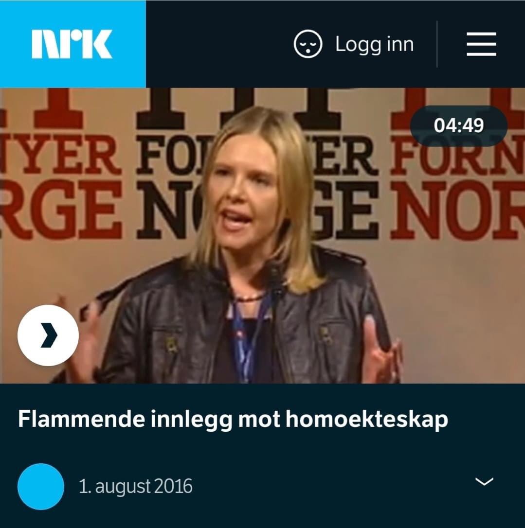Fra å være brennende imot homoekteskap skal hun nå delta i pride. Skal vi spekulere i agendaen eller vet vi det egentlig?