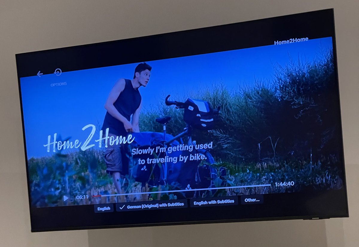 Asmali77's tweet photo. This is amazing. There’s a documentary on Netflix #Home2Home where a young German man bike 27,000 miles around the world and encounters people from all walks of life. The young man is overwhelmed by the smiles, generosity and warmth of people from different races, continents. https://t.co/5GiZx4naUY