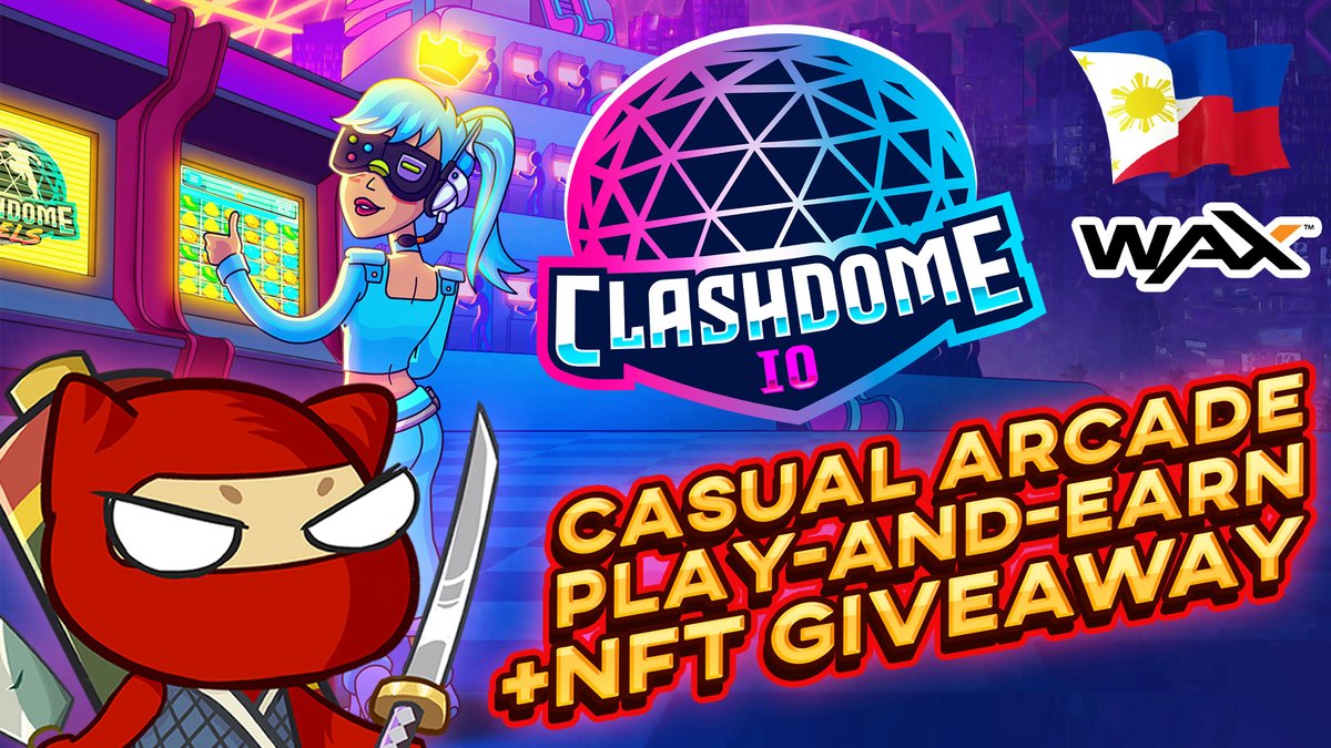 ShiboSanGaming's tweet photo. ✅ https://t.co/PU98Gc0O4y
Casual Arcade Play &amp; Earn on WAX - ClashDome Gameplay + NFT Giveaway! (TAGALOG) #clashdome #waxgames #playandearn Play-&amp;-earn Arcade NFT games on WAX Blockchain. Join our community and let the competition begin in the funkiest NFT game! https://t.co/WcEmQXtNPj