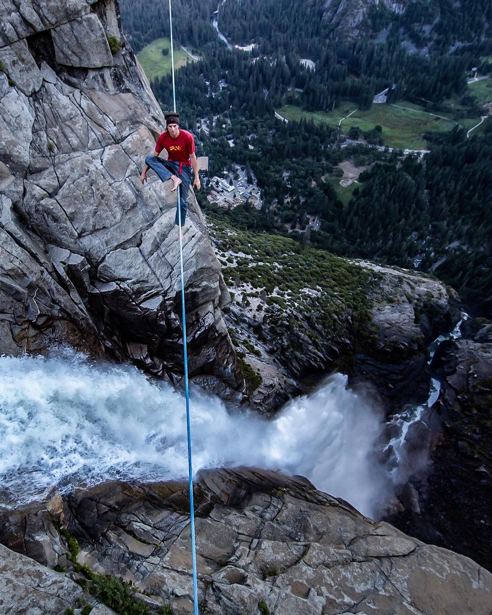 jimkchin's tweet image. For two decades, the late great Deen Potter pioneered and refined what he called "the dark arts": free soloing, speed climbing, BASE jumping, wingsuit flying, and highlining. I can't think of another athlete who defined and pushed the edge of so many different sports.