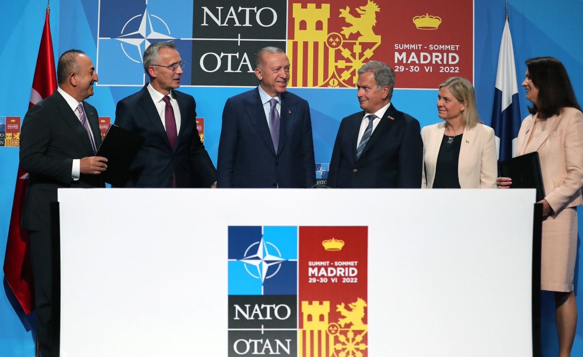 Yine masadan istediğimizi aldık ✍🏻#TürkiyeKazandı #NATO #Madrid 
#MadridNATO22 @GucluTRofficial 🇹🇷@RTErdogan @hasandogan @ikalin1