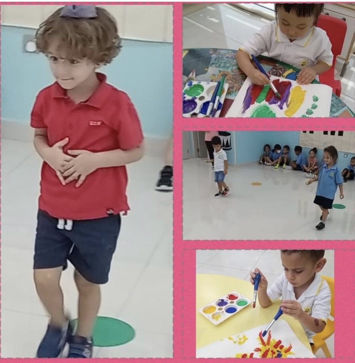 SmartStartELC_'s tweet photo. Today at SSKG we did some fun sports races, working on our physical development and balance.  On Monday, we became  creative artists making some works-of-art.  Great work Pre-Kg! https://t.co/B0334mztKJ