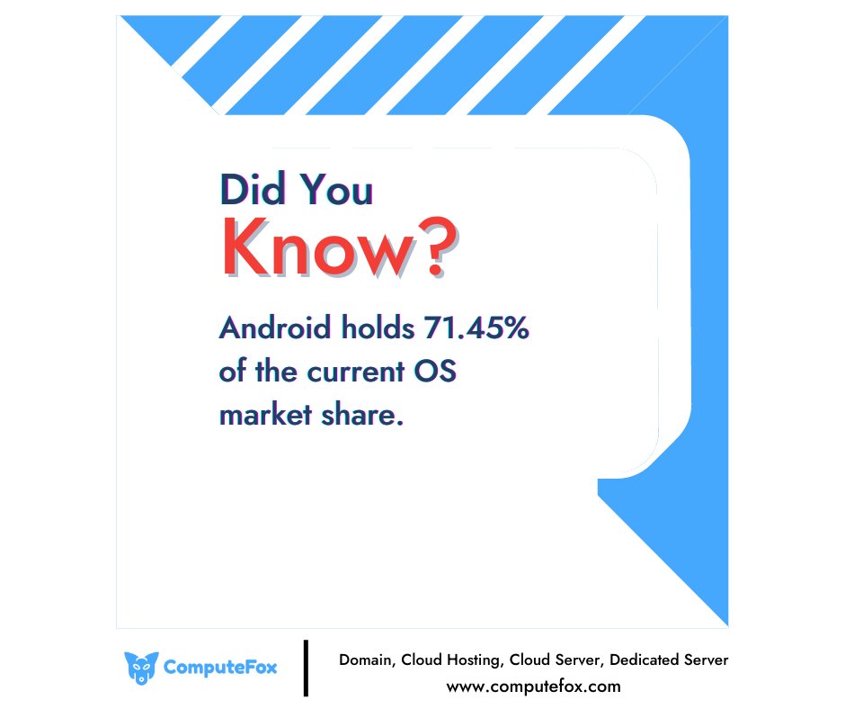 ComputeFox's tweet photo. #computefox #internet #technology #didyouknow #android #operatingsystem https://t.co/GHbFdg4ant
