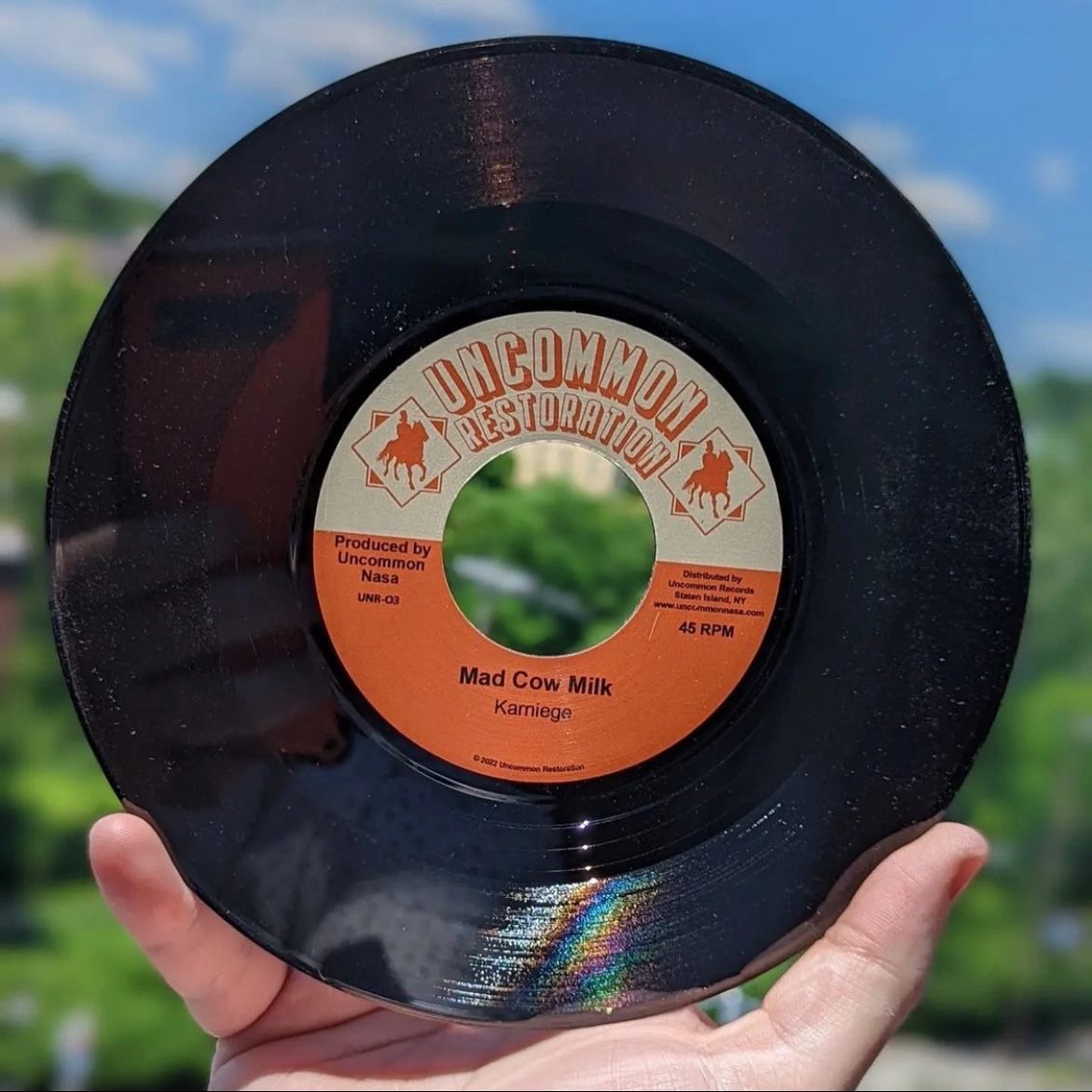 Our next 7” is available now for preorder! It’s from <a href="/Karniege/">Karniege</a> &amp; @UncommonNasa. It’s Mad Cow Milk on one side and Busy Boys featuring Access Immortal and <a href="/marQspekt/">integrityIsPriceless</a> on the other. Available on the @uncommonrecordsnyc bandcamp now. Ships out on 7/22. 

uncommonrecords.bandcamp.com/album/from-the…