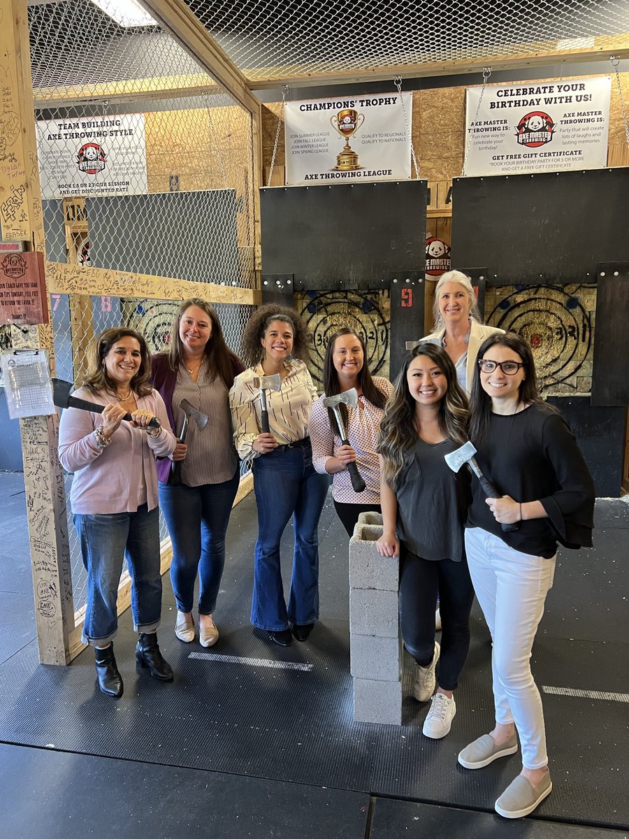 TheDavisCos's tweet photo. The DAVIS team at our #Atlanta office recently went axe throwing 🎯
What's better than trying new things with great colleagues? #TeamBuildingTuesday https://t.co/NSZyLW2V4m