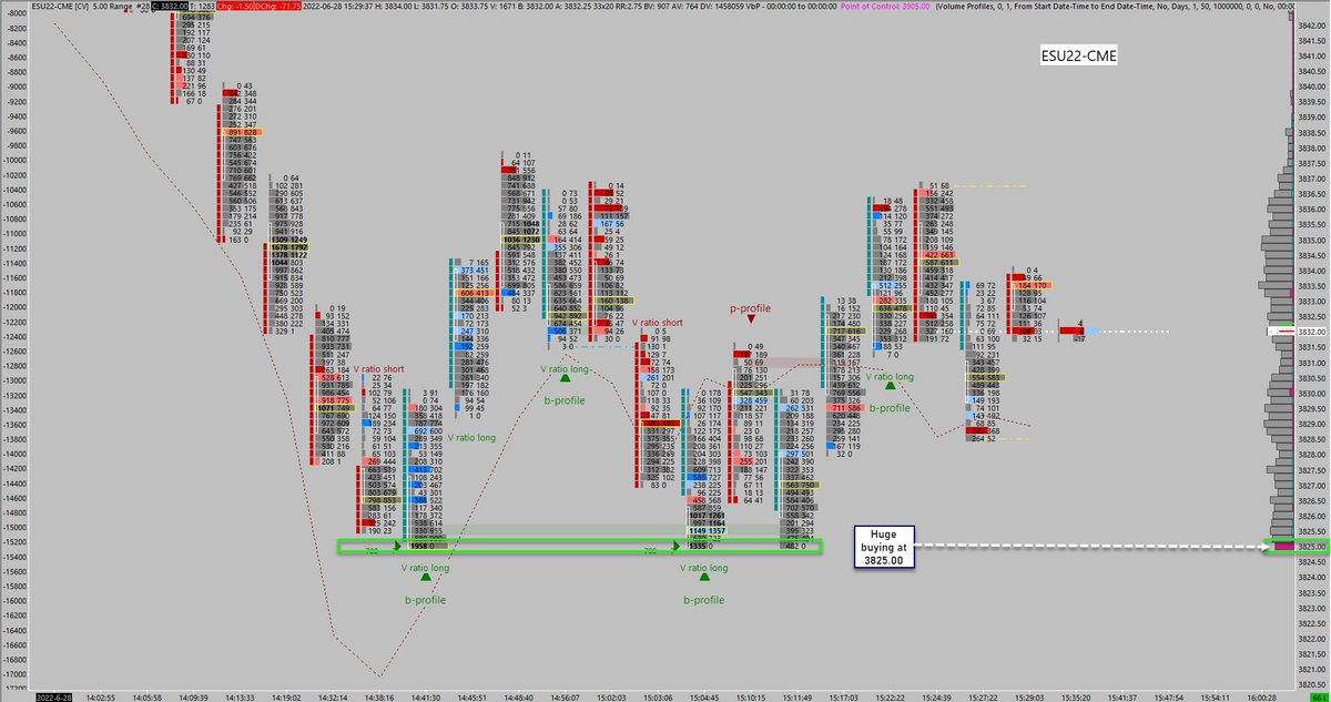 #ES_F Huge buying at 3825.00 >

#ES_F #AuctionTheory #MarketProfile #VolumeProfile #OrderFlow #FootPrint #SierraChart