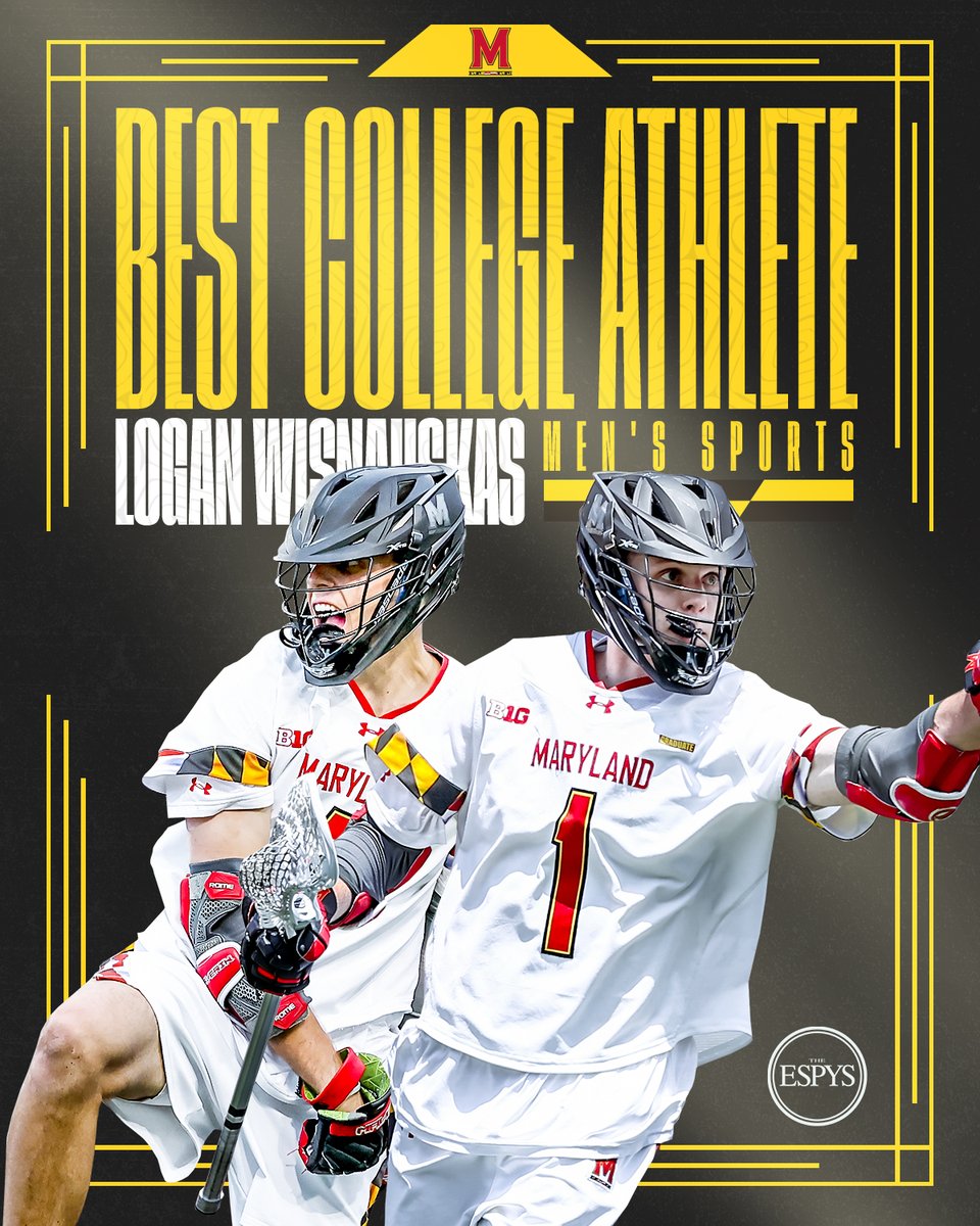 𝟐𝟎𝟐𝟐 𝐄𝐒𝐏𝐘 𝐍𝐨𝐦𝐢𝐧𝐞𝐞 𝐋𝐨𝐠𝐚𝐧 𝐖𝐢𝐬𝐧𝐚𝐮𝐬𝐤𝐚𝐬

Wisnauskas is nominated for Best College Athlete (Men's Sports) at the 2022 ESPY Awards next month!

Info and voting: ter.ps/zcu