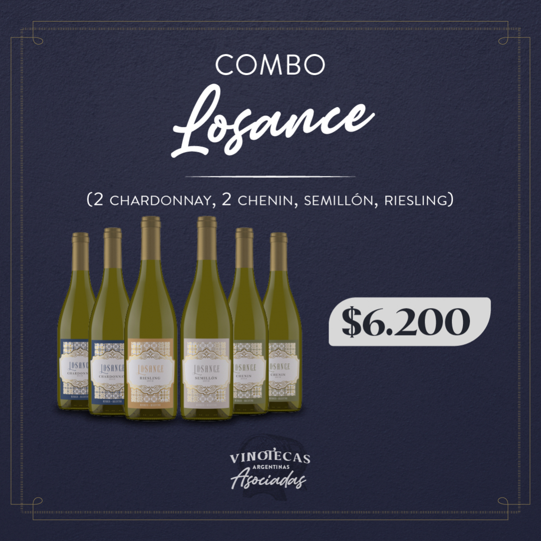 COMBO #LOSANCE 🍾

Exquisitos varietales, en manos de @losanceespumantes    ✨

➡️Chardonnay 
➡️Chenin 
➡️Semillón 
➡️Riesling 

¡Si aún lo los probas, necesitas hacerlo!

Hacemos envíos a todo el país ✈️

#losance #chenin #chardonnay #semillón #riesling #vino #envíos #argentina