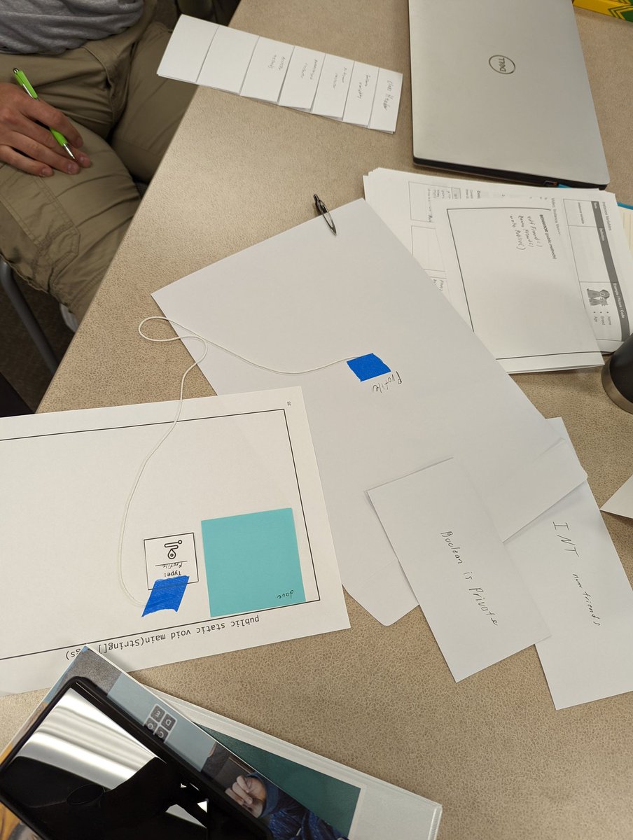 j_alano's tweet image. Afternoon full of manipulatives in our @TeachCode CSA workshop!!
@nextech @codeorg @IndianaCSTA 
#CSPDWeekIN