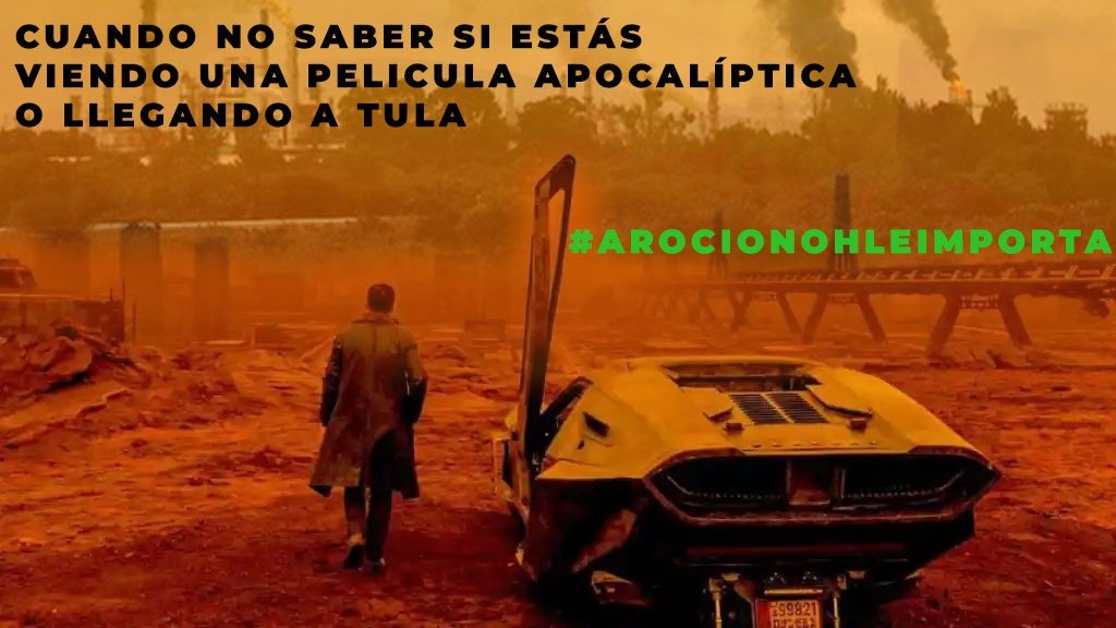 armando02240933's tweet photo. Gracias a @rocionahle y el “gran proyecto” de la Refinería de Tula tenemos una contaminación con niveles nunca antes vistos # ARocioNohleimporta   Ayúdanos con un RT
 @analuzsaso  @Adela_Micha @Bernardieux https://t.co/9HEZYLvYPo