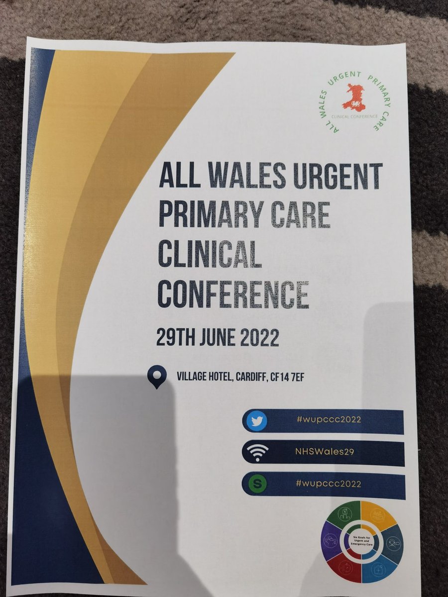 All ready to go for the All Wales Urgent Primary Care Clinical conference. See you all tomorrow #WUPCCC2022