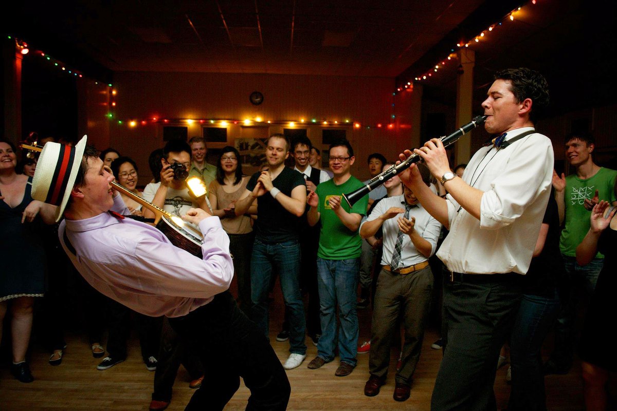 Summer dancing: The Brothers Arntzen return to St Michael's stage! Plus, Swing 3 and 4 join the class program and a call for volunteers. - mailchi.mp/rhythmcity/rcp…