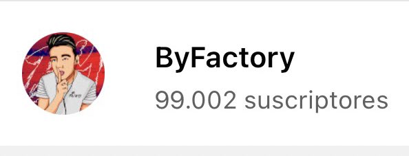 ByFactory_YT's tweet photo. 😳😳😳 99.000 GRACIAS 😳😳😳

Queda el último pasito, y no os voy a engañar… estoy muy nervioso.

OS QUIERO UNA BARBARIDAD ❤️❤️❤️❤️❤️❤️❤️❤️❤️❤️❤️❤️❤️❤️❤️ https://t.co/3cr82StGLA