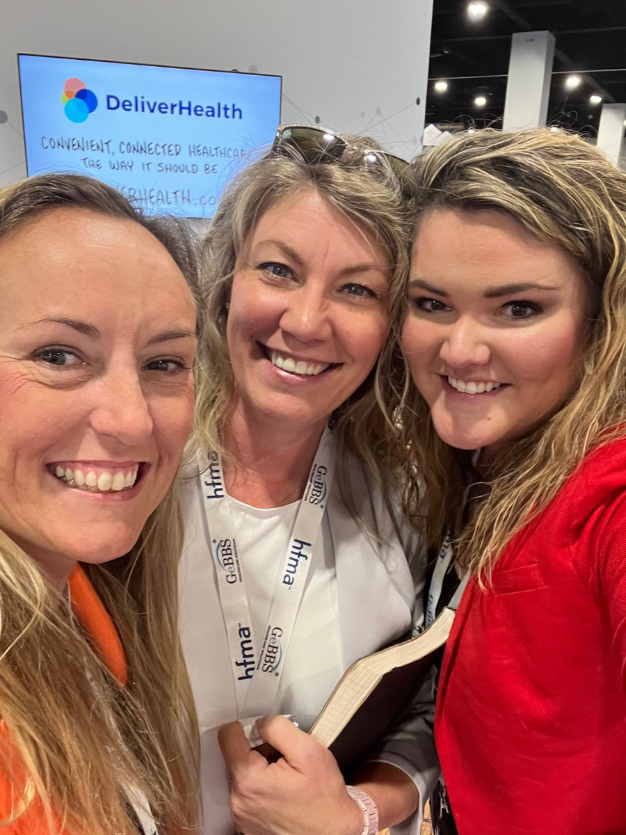 deliverhs's tweet image. We're having so much fun at HFMA! ✨  Stop by booth #833 today or tomorrow to learn about the DeliverHealth platform! #RevenueCycle #AutonomousCoding