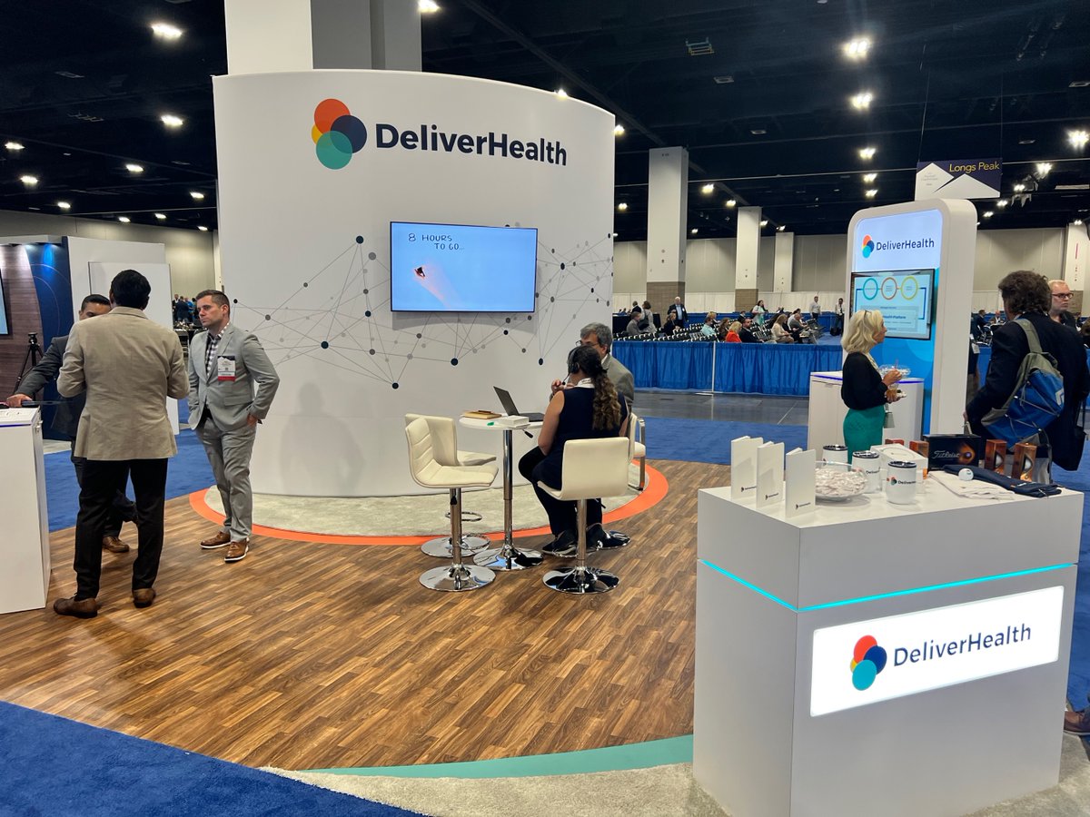 deliverhs's tweet image. We're having so much fun at HFMA! ✨  Stop by booth #833 today or tomorrow to learn about the DeliverHealth platform! #RevenueCycle #AutonomousCoding