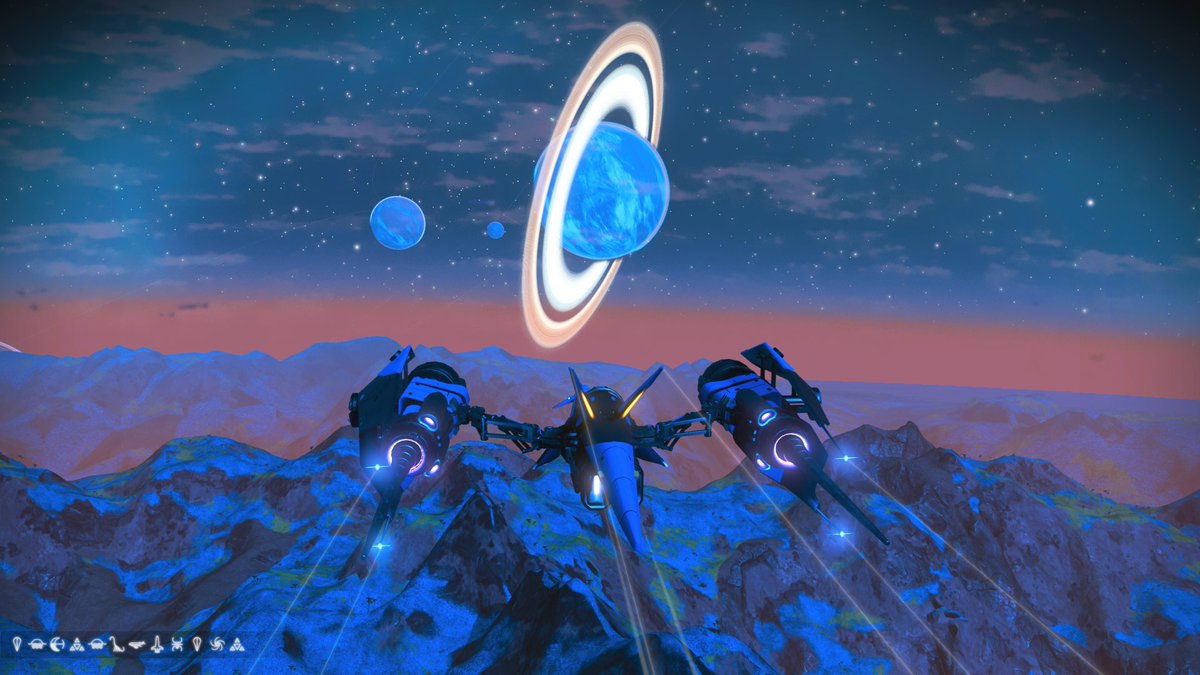 simonhmoss's tweet photo. #PS5Share, #NoMansSky two unfiltered screenshots taken a few seconds apart. Thank you No Mans Sky https://t.co/PYM9503v4m