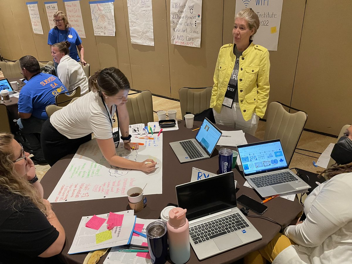 cvegabennett's tweet photo. Shout Out to the 79 members of Leading Change for Educational Equity CoP 3! We’re neck deep in the Theory of Action. Ready to shift beliefs to behaviors for the 2022-23 school year! #AVID4Possibility @AVIDProflearn @AVID4College @RichlandTwoAVID #RTEfly https://t.co/OFdV6M05Ov
