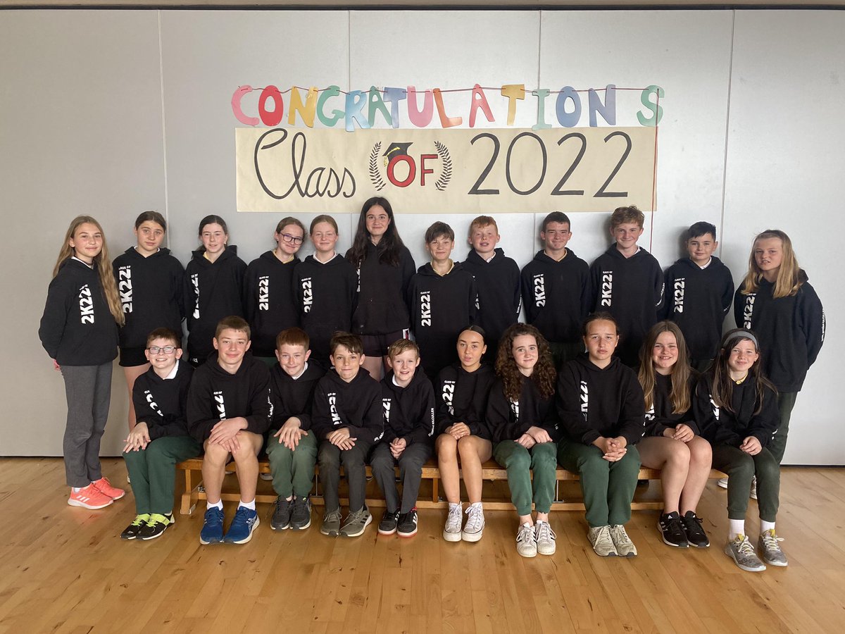 BhrideScoil's tweet photo. The end of an era for our Class of 2022.
Congratulations to each and every one of our 6th Class students on graduating today! You were fantastic 🎊 #6thclassgraduation https://t.co/OXLrtNaPCU