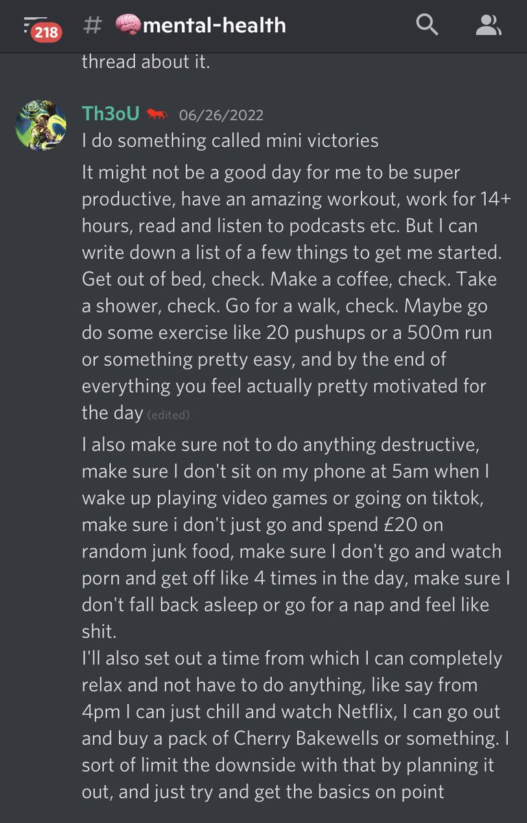 redpilllionsNFT's tweet photo. We asked our members on #Discord, โHow do you get yourself out of a funk when it feels hard to even get up?โ Here is what they had to say. โ๐ผ#wegrowtogether #remainteachable #redpill #nfts #redpilllions #community https://t.co/TtMV5uqMig