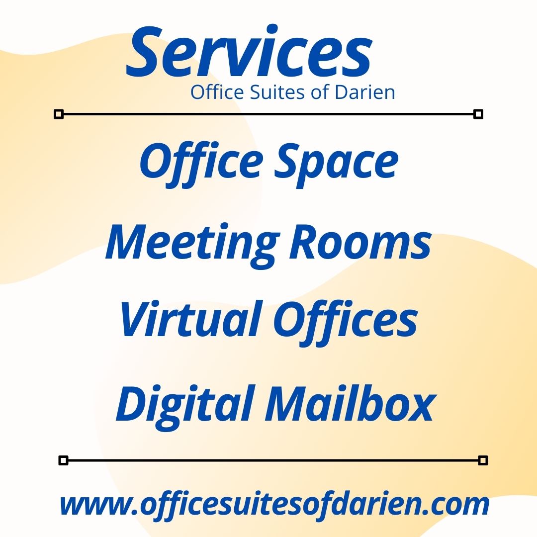 You can check out all the services we have to offer you by visiting officesuitesofdarien.com or by calling (203) 941-8781 today!

#officesuitesofdarien #officerentals #workspace #meetingrooms #notary #darien