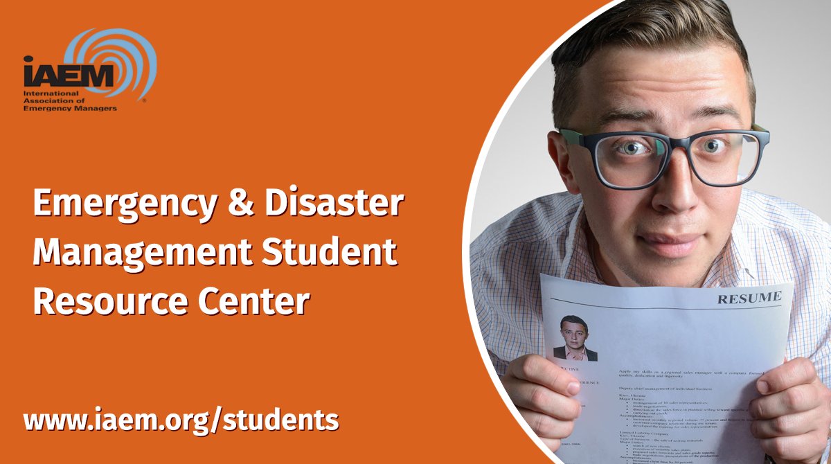 Students can be IAEM Members? Yes! If you are studying Emergency Management, Disaster Management, or a related program, you can become an IAEM Student Member. Join IAEM today: ow.ly/Ljcq50JjMCr #IAEM #IAEMstudents #EmergencyManagement
