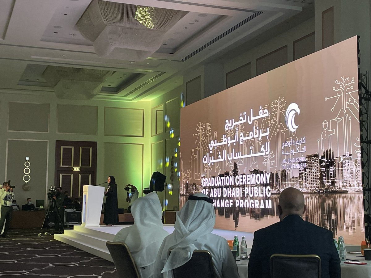 Congrats to all graduates from the Abu Dhabi Public Exchange Program! @ADSGAbuDhabi. This initiative pairs public sector employees with the private sector for 6 month projects. Great example of ecosystem collaboration building the #workforceofthefuture