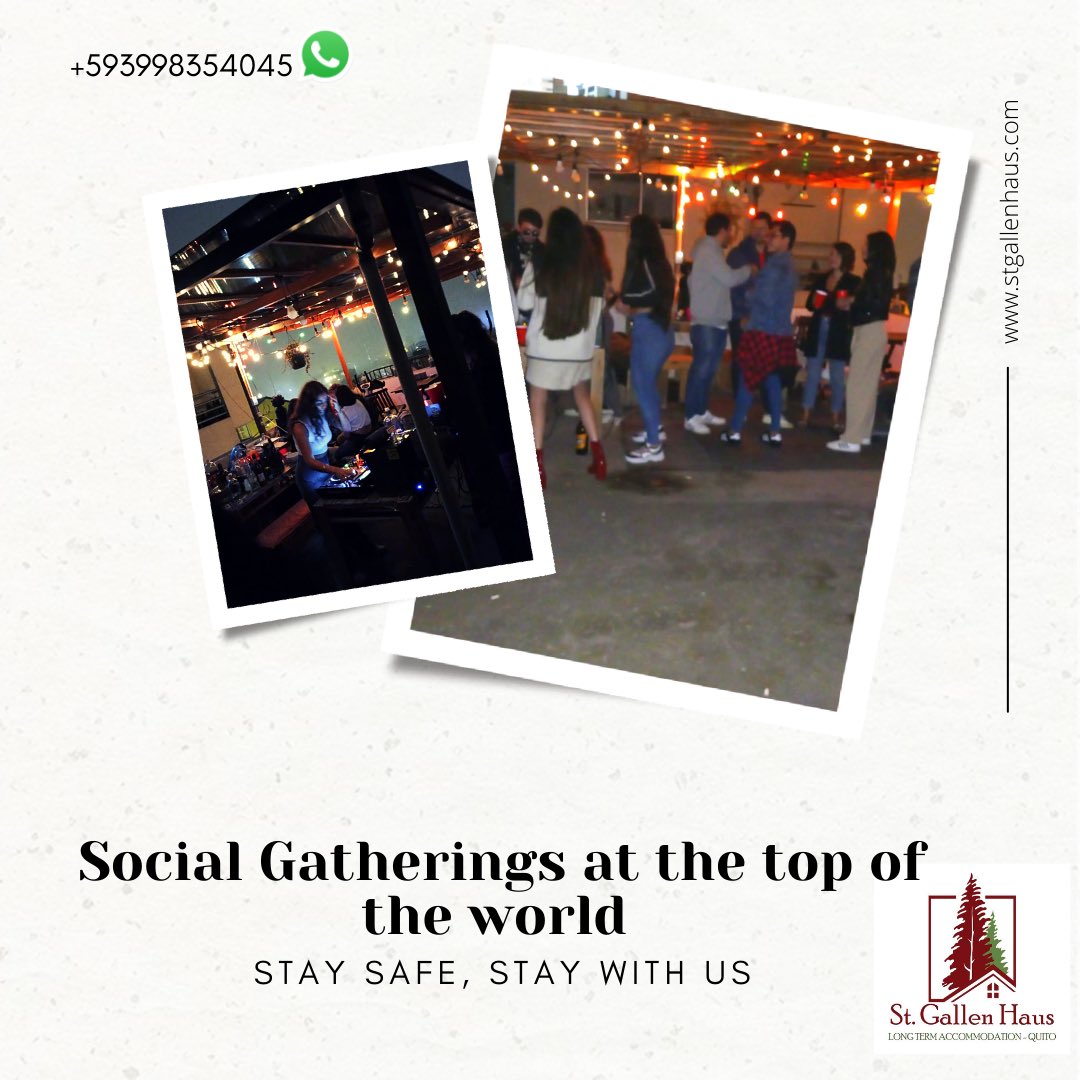 stgallenhaus's tweet photo. Living and enjoying the Latin ๐ culture in one place ๐จ #hostel #quito #travel #party #studingabroad https://t.co/RyTff5vlj3