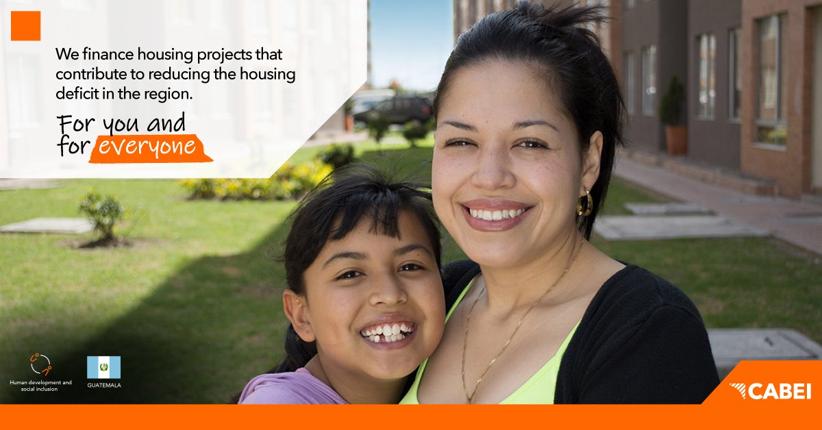 CABEI_Org's tweet photo. #CABEI has financed more than US$29.3 million for the benefit of 2,348 families in #Guatemala, giving them the opportunity to acquire and improve their homes.

Know more about the projects we support in the country https://t.co/qlMPsJLQHb
#ForYouAndForEveryone https://t.co/ctKFfELX3k