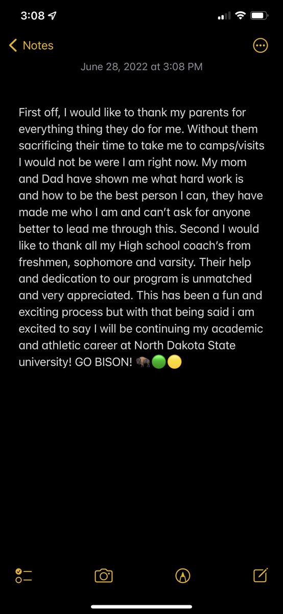 NateSchneckloth's tweet image. COMMITTED 💚💛🦬 
@FBCoachLarson @Coach_Entz @JoeBeschorner @Coach_Roehl @CoachHestness