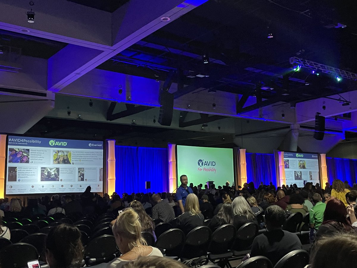 #AVID4Possibility Now this is energy and engagement!!!