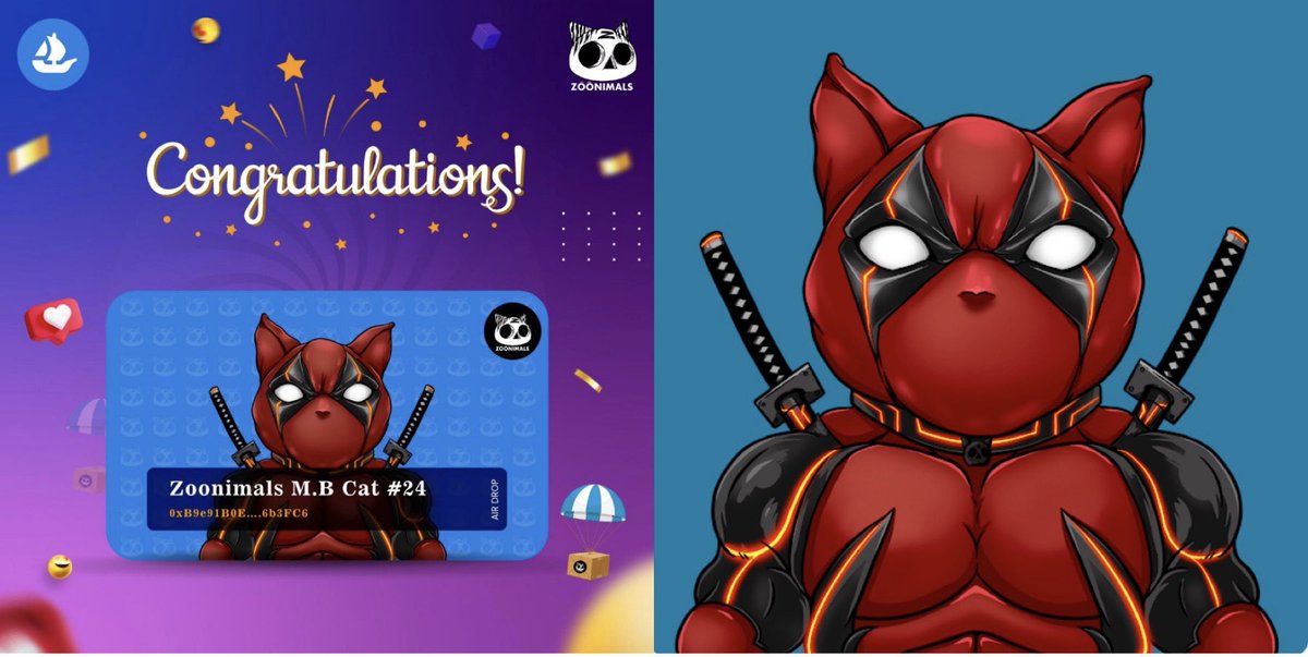 How cool is this guy!? <a href="/ZoonimalsNFT/">Zoonimals NFT</a>  airdrop has arrived on <a href="/opensea/">OpenSea</a> 🔥 Many more amazing hand drawn artwork to come. Be on the lookout!

@ZooEcosystem #zoonimals #opensea #multichain #NFTCommunity #airdrops #NFT