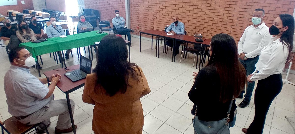 En el marco del proyecto de #EscalamientoDual de la Educación Dual de los CECyTEs, el CECyTE Coahuila recibe a la empresa DeAcero en el Plantel Ramos Arizpe para conocer las buenas prácticas en el Sistema de Educación Dual en #Coahuila #SomosCecyte #CalidadEducativa
