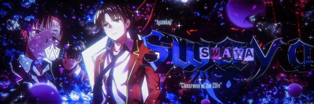 wyablu3's tweet image. Ayanokoji  • @ItsSwaya ⚜️

Support is appreciated ❤️♻️