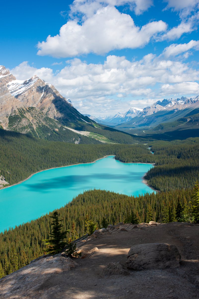 FairmontSprings's tweet photo. Banff National Park is home to so many beautiful blue lakes! Can you name the three you see here?!

#BanffSprings #MyBanff #AdventureHere https://t.co/AeQhgyQG53