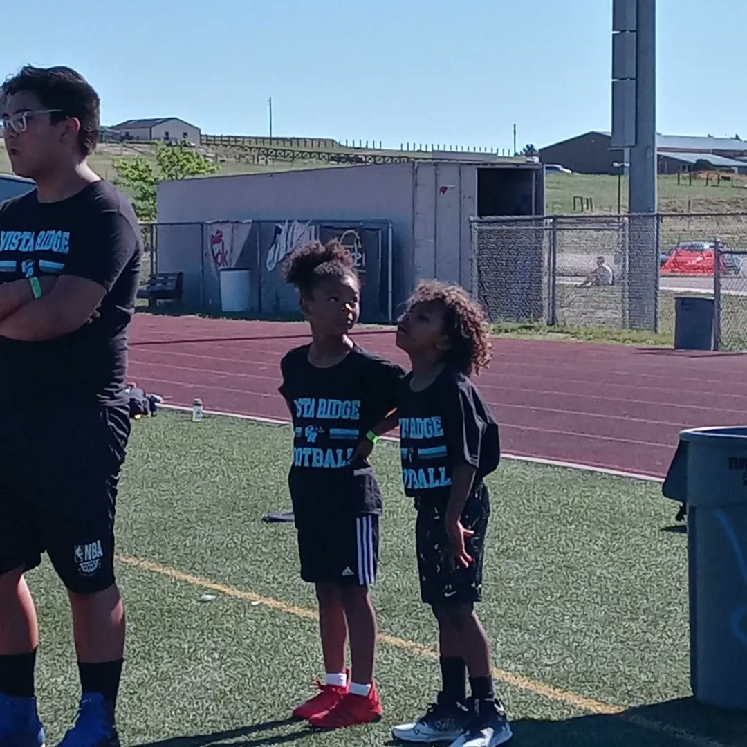 Football camp happs!!! @WeAreVR_FB