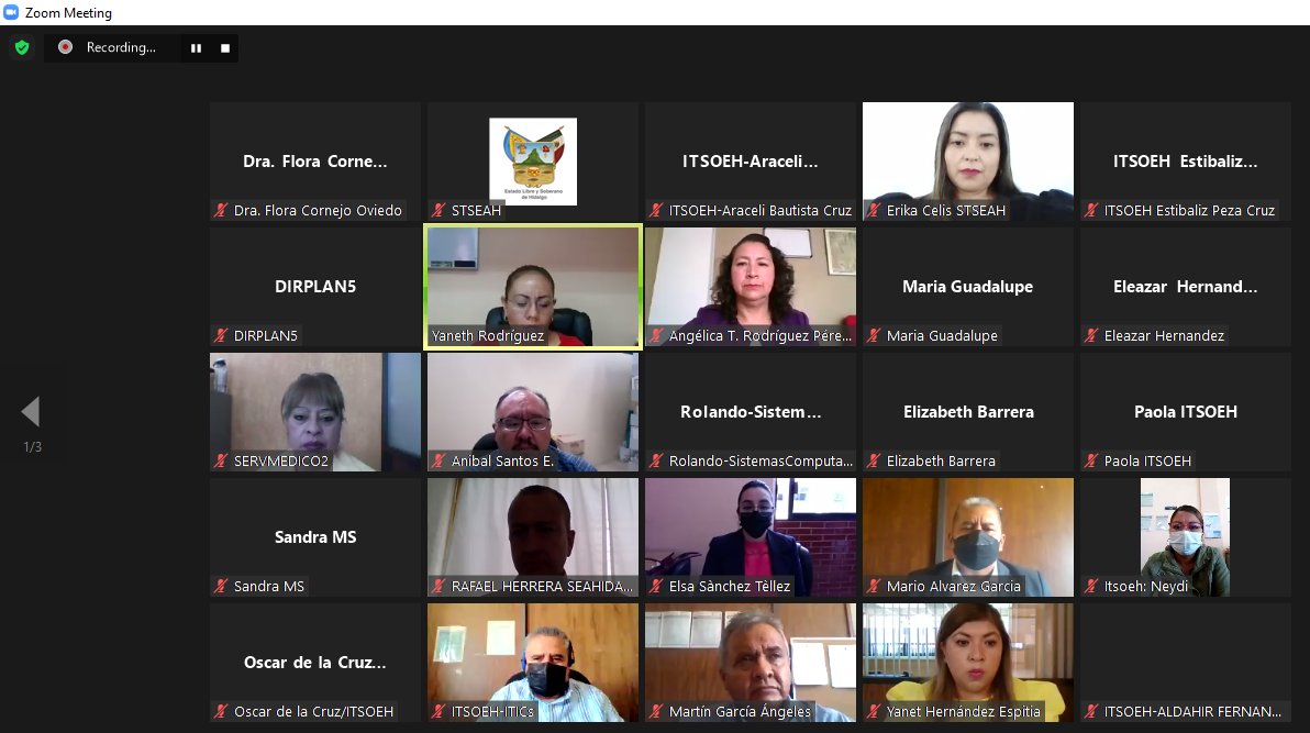 seah_st's tweet photo. 🔴 En cumplimiento al Programa de Trabajo Anual 2022 del Comité Coordinador del  #SEAH, el día de hoy,  se realizó una charla virtual en materia anticorrupción, con alumnos y personal del Instituto Tecnológico Superior del Occidente del Estado de Hidalgo #ITSOEH. https://t.co/MZWLqjBq6o