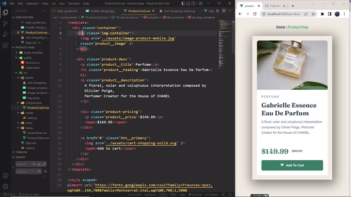 Kennyractural's tweet image. #100DaysOfVue Day 23

I decided to pause this project for now. I was trying to implement having a single page for a lot of products.

Used dynamic routing but couldn&apos;t implement it. I guess I just didn&apos;t know enough

#100DaysOfCode #100Devs