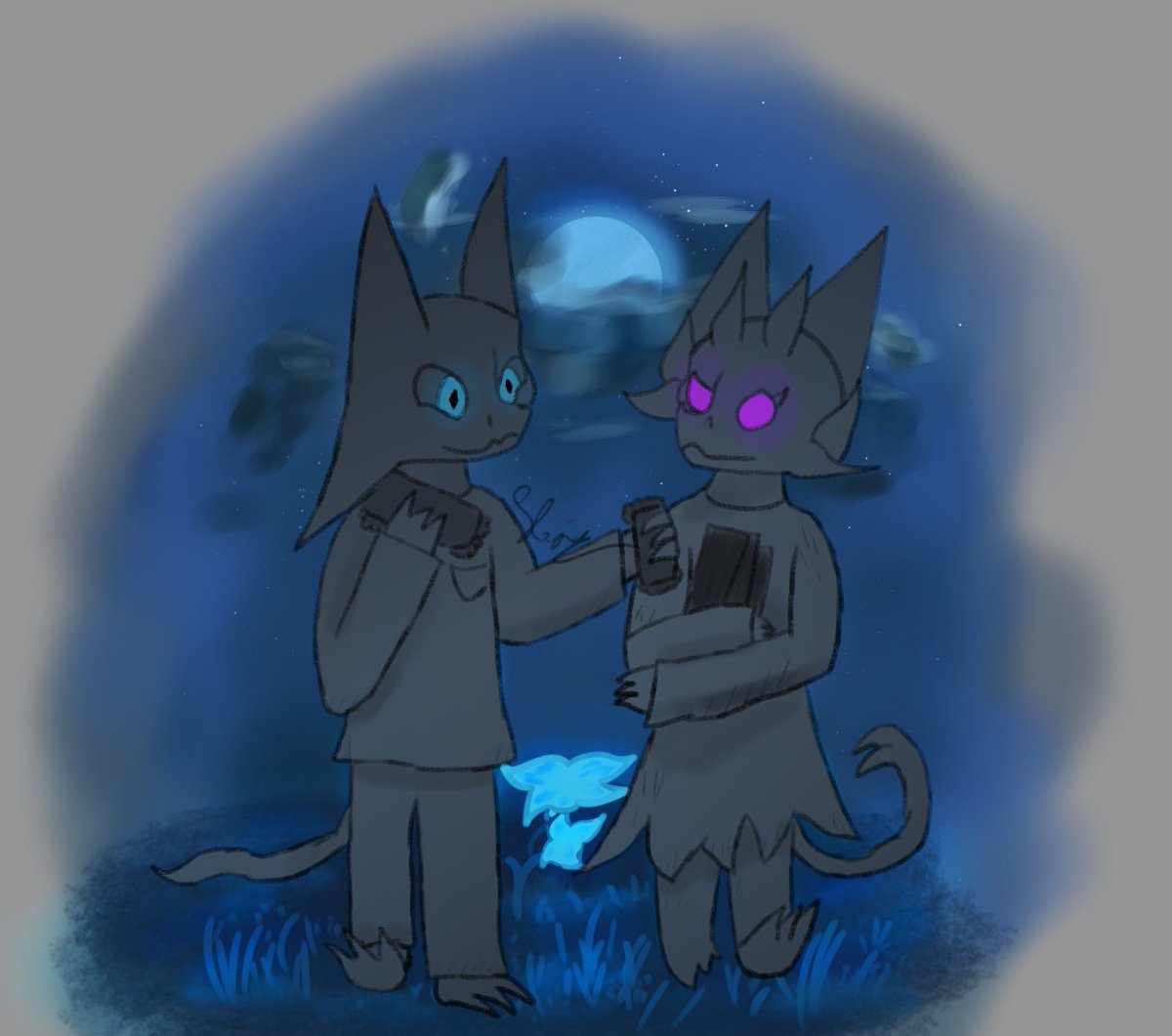 Haziq_Heartfelt's tweet image. (re post it causes something was wrong with the PNG background thanks&amp;gt;&amp;lt;&apos;)

here is a little sketchy art of my babies Dragos
I will post more about them, but that&apos;s for another time^^

a new little friendship begins..
#dragons #sketchyart