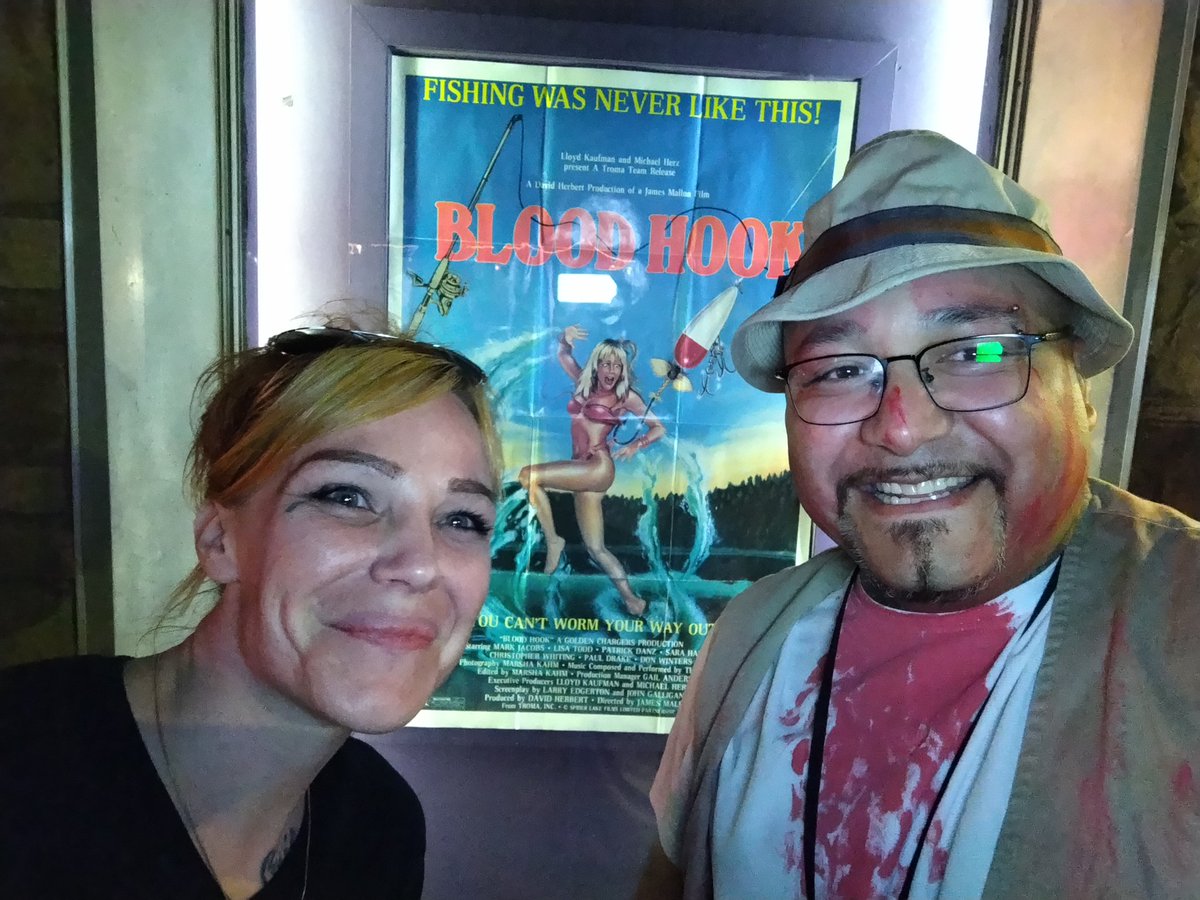 CharlesKagigeb2's tweet photo. Me, my cousin, and some others went to go see that 1986 movie "Blood Hook" that was made in our small little town of Hayward, WI. OMG, that was so funny. #SoberActivity #soberlife #BloodHookTheMovie https://t.co/RZJbUK9lMj