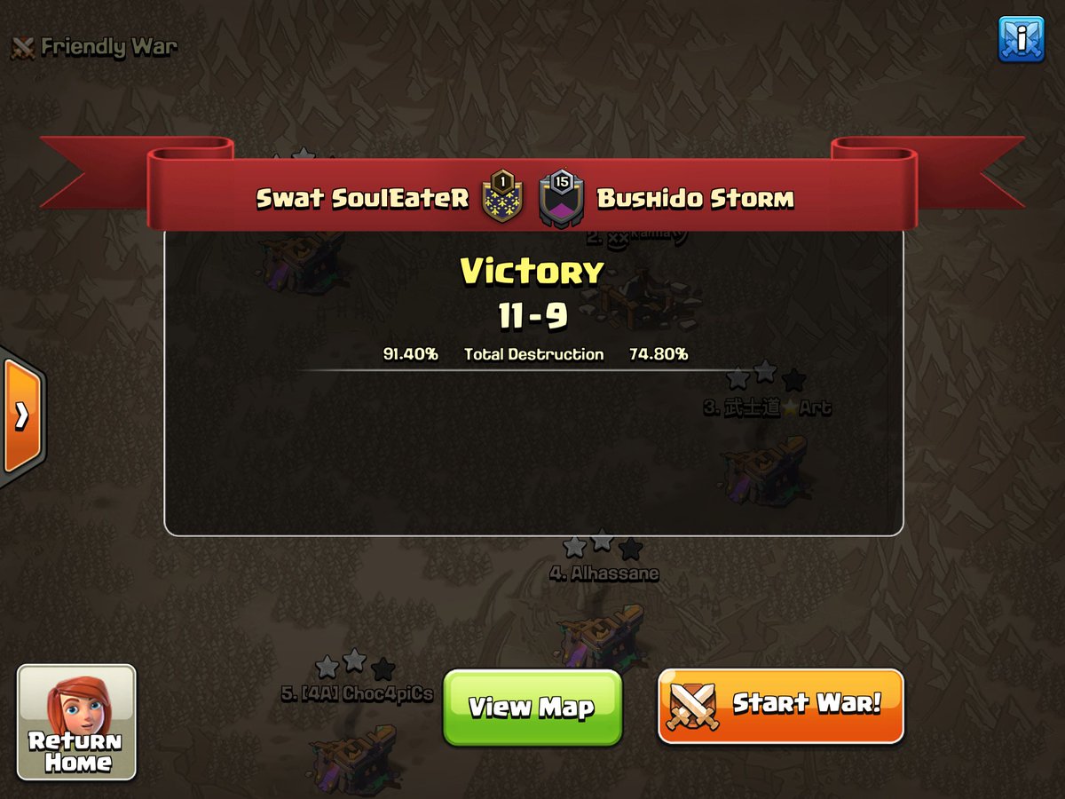 First Thunder Cup Match
GGs @Bushido_Storm !