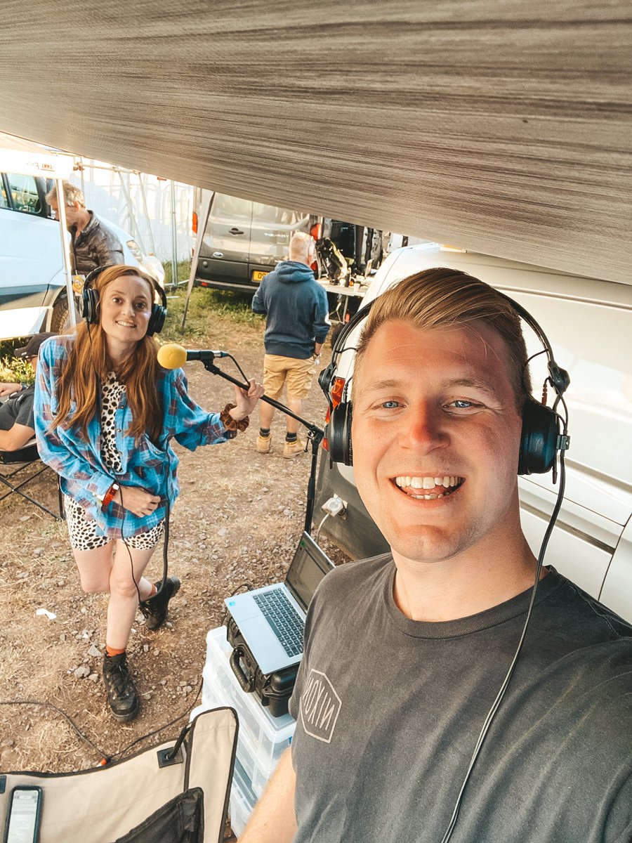 Broadcasting live from @glastofest? Ticked off the bucket list! ✅ We had the privilege of putting together an extra special @bbcintroducing show and you can check it out here: bbc.co.uk/sounds/play/p0… #glastonbury #glasto #festival #music #bbc #radio #bbcintroducing