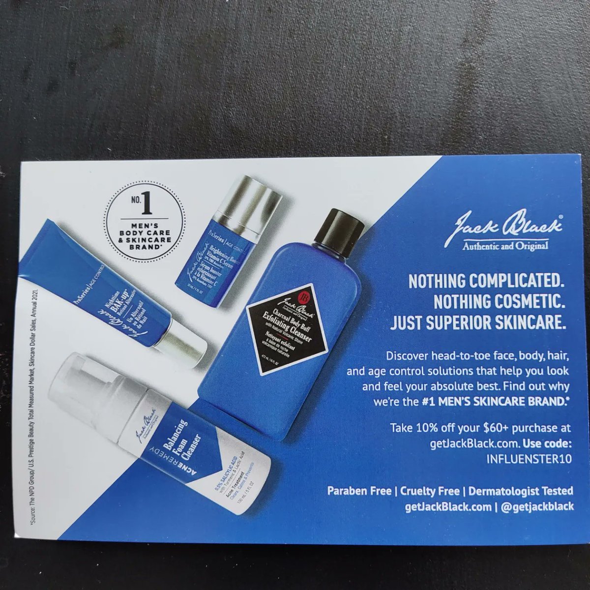avonatwestlake's tweet photo. Loved trying this new product from @getjackblack via @influenster. Definitely worked on my face and body. #influenster #getjackblack #menskincare https://t.co/3EIYylPeDv